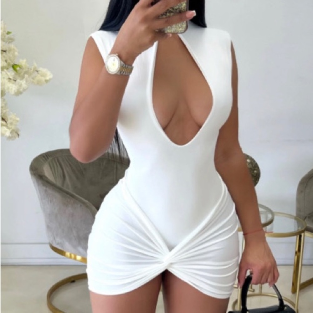 White Dress from A Boutique in Miami